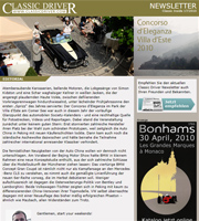 Classic Driver Newsletter Ausgabe 17
