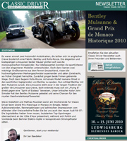 Classic Driver Newsletter Ausgabe 18