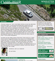 Classic Driver Newsletter Ausgabe 29