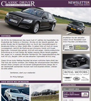 Classic Driver Newsletter Ausgabe 30