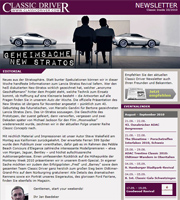 Classic Driver Newsletter Ausgabe 33