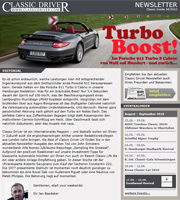 Classic Driver Newsletter Ausgabe 34