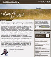 Classic Driver Newsletter Ausgabe 37