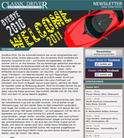 Classic Driver Newsletter Ausgabe 52