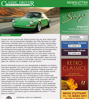 Classic Driver Newsletter Ausgabe 01