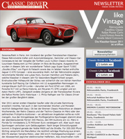 Classic Driver Newsletter Ausgabe 05