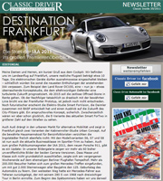 Classic Driver Newsletter Ausgabe 35