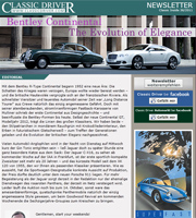 Classic Driver Newsletter Ausgabe 36
